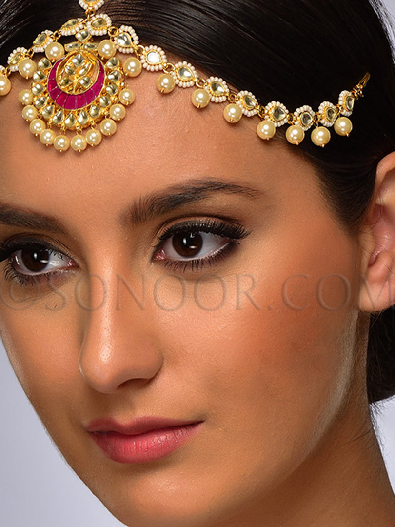 Kundan Pearl Jade Matha Patti