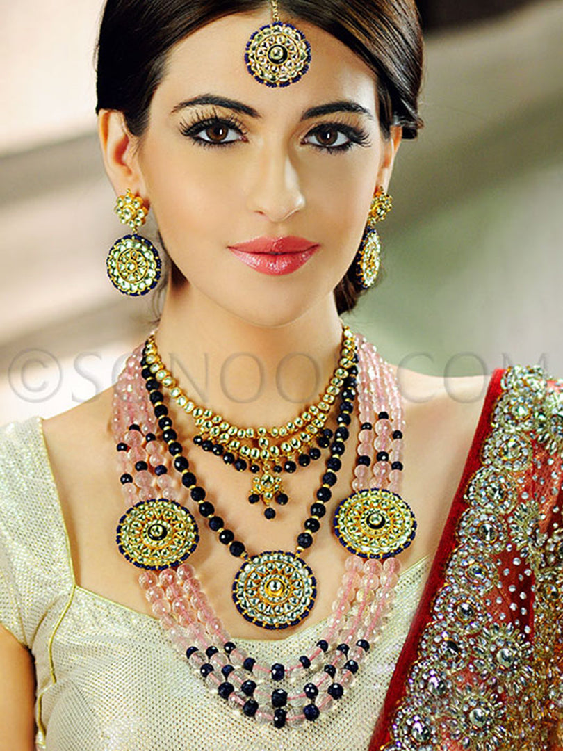 Kyra Rani Haar Combo Necklace Set