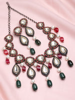 Load image into Gallery viewer, Neelam Victorian Big Size Necklace Set
