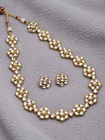 Load image into Gallery viewer, Saroja Gold Plated Kundan Necklace Set
