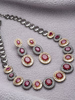 Load image into Gallery viewer, Nomal Victorian Cubic Zirconia Necklace Set
