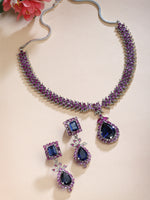 Load image into Gallery viewer, Aarva Antique Ruby Necklace Set
