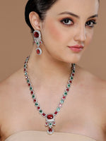 Load image into Gallery viewer, Sush Multi Color Long Pendant set
