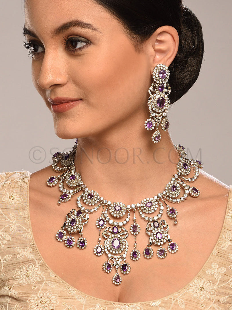 Anjika Victorian Handcrafted Necklace Set